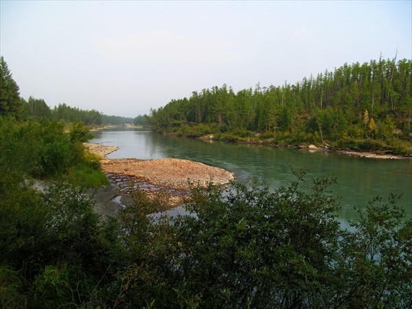 Река Муя возле устья Уликер 1
